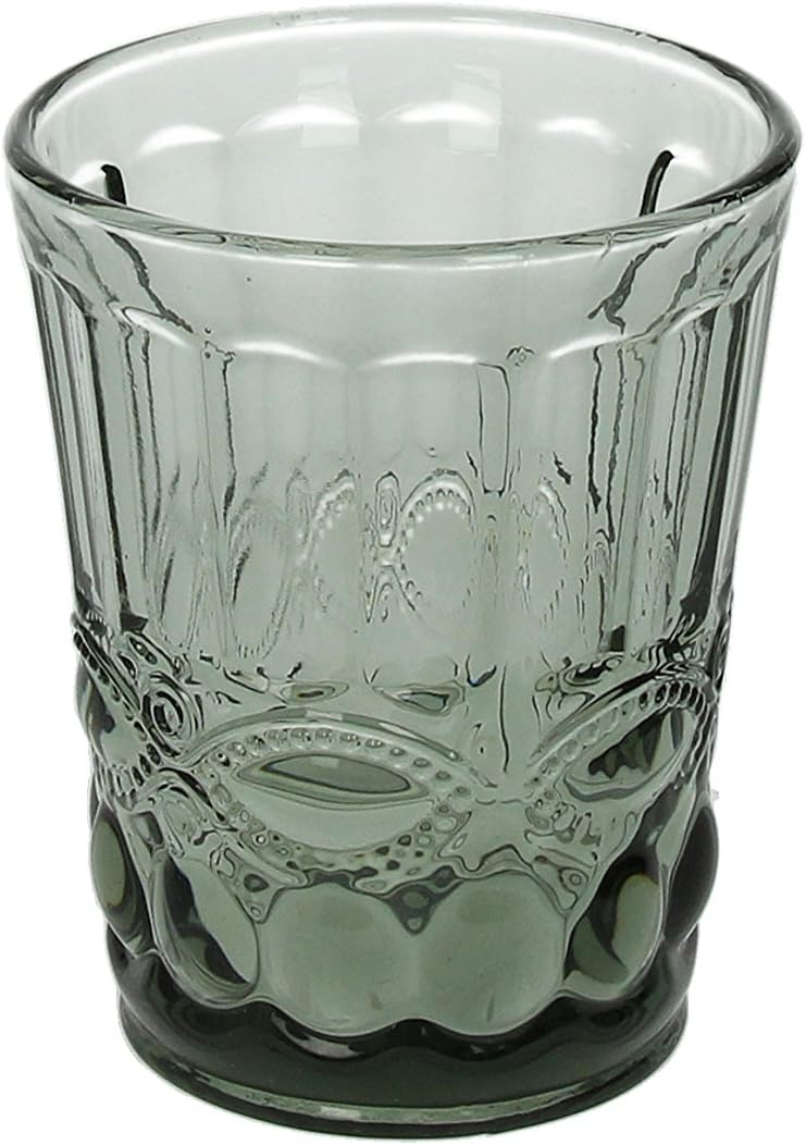 6er Set Wasserglas SOLANGE, grau, 265 ml, mundgeblasen von TOGNANA