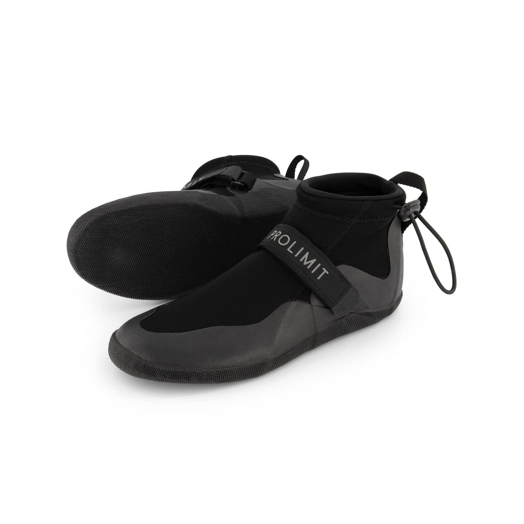 Prolimit - Raider Shoe V-Strap 2mm - 2021 - Round Toe - Neoprenschuhe - Surfschuhe 43/44 EU Schwarz,