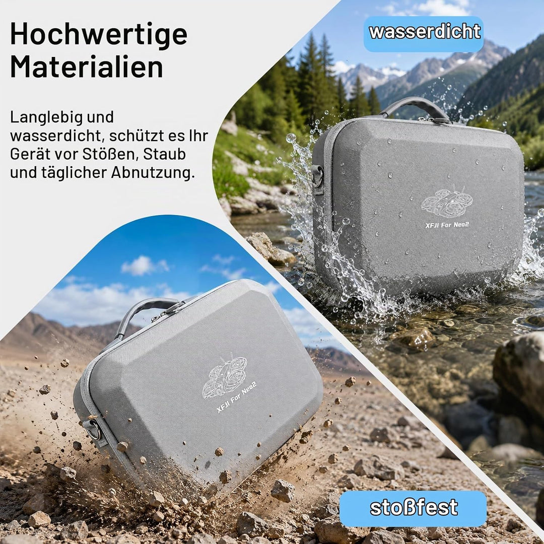 Tasche für DJI Neo 2 Fly More Combo, Neo 2 Tasche Hartschalen Case für DJI Neo 2 Zubehör, Kompakte R