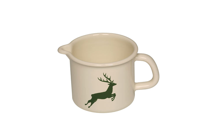 Riess, 0039-072, Schnabeltopf 10 0,75 L, COUNTRY - HIRSCH GRÜN, Durchmessser 10 cm, Höhe 10,0 cm, In