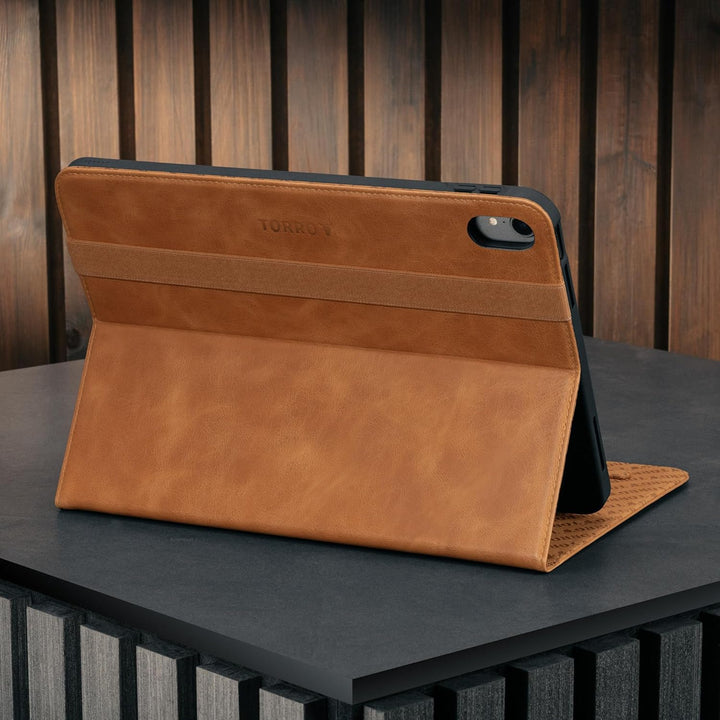 TORRO Lederhülle kompatibel mit iPad 10.9" 10. Generation - Echtes Leder iPad 10. Generation (2022)