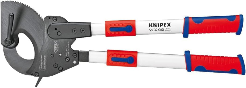 Knipex Kabelschneider (Ratschenprinzip) mit Teleskopschenkeln mit Mehrkomponenten-Hüllen 630 mm 95 3