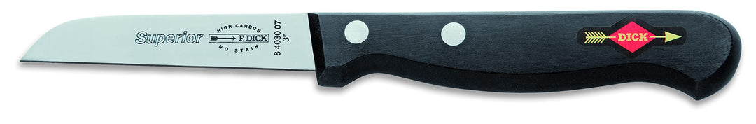 F. DICK Gemüsemesser, Superior (Messer mit Klinge 7 cm, X55CrMo14 Stahl, nichtrostend, 56° HRC) 8403