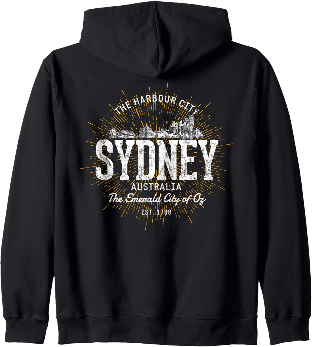 Sydney Australien Vintage Retro Sydney Kapuzenjacke