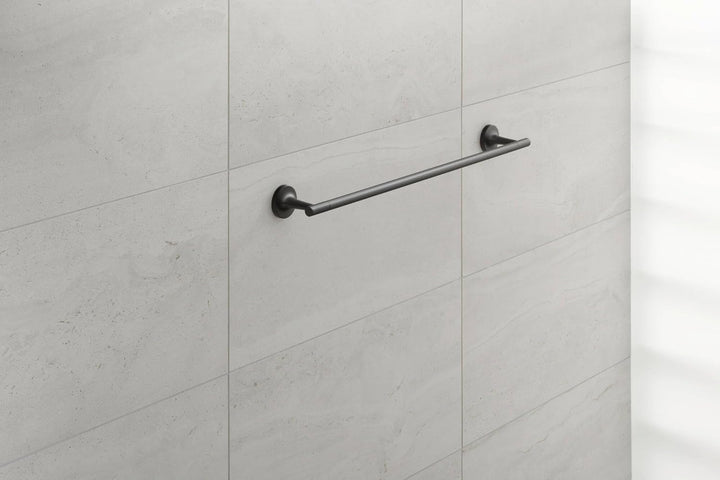 Duravit Badetuchhalter Starck T, einarmig, Wandmontage, 61 cm, Schwarz Matt Badetuchhalter 61 cm Sch