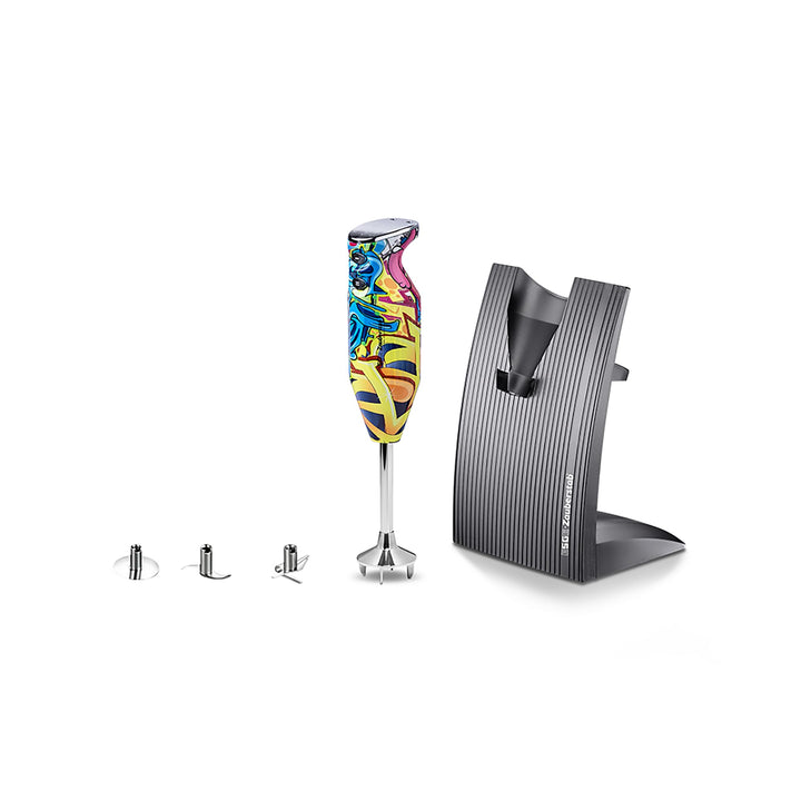 ESGE-Zauberstab 91003 Design Edition Pop-Art – Stabmixer, Pürierstab, elektrischer AC-Motor, 2-stufi