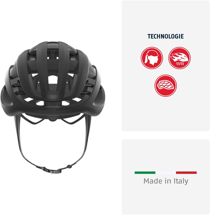 ABUS Rennradhelm AirBreaker - High-End Fahrradhelm für den professionellen Radsport - für Jugendlich