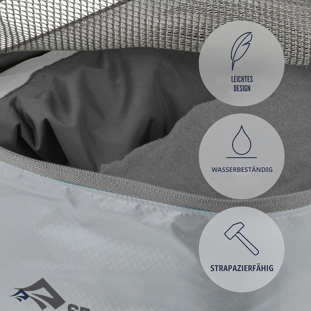 Sea To Summit Ultra-SIL Garment Mesh Bag Medium Grau - Robuste vielseitige Kleideraufbewahrung, Grös