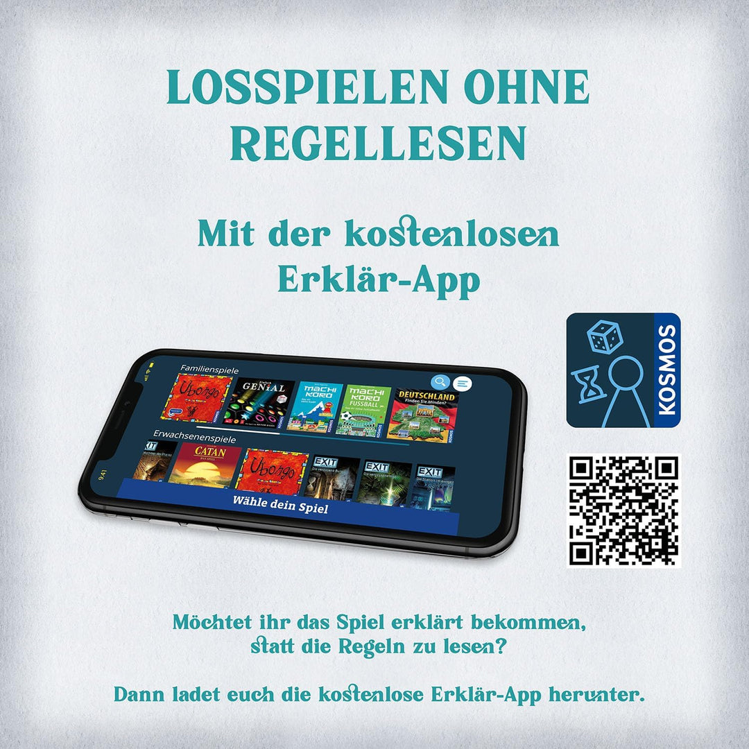 KOSMOS 685096 Cities - Grosse Städte, grosse Pläne, Städtebauspiel, Brettspiel für 2-4 Spieler, Gese