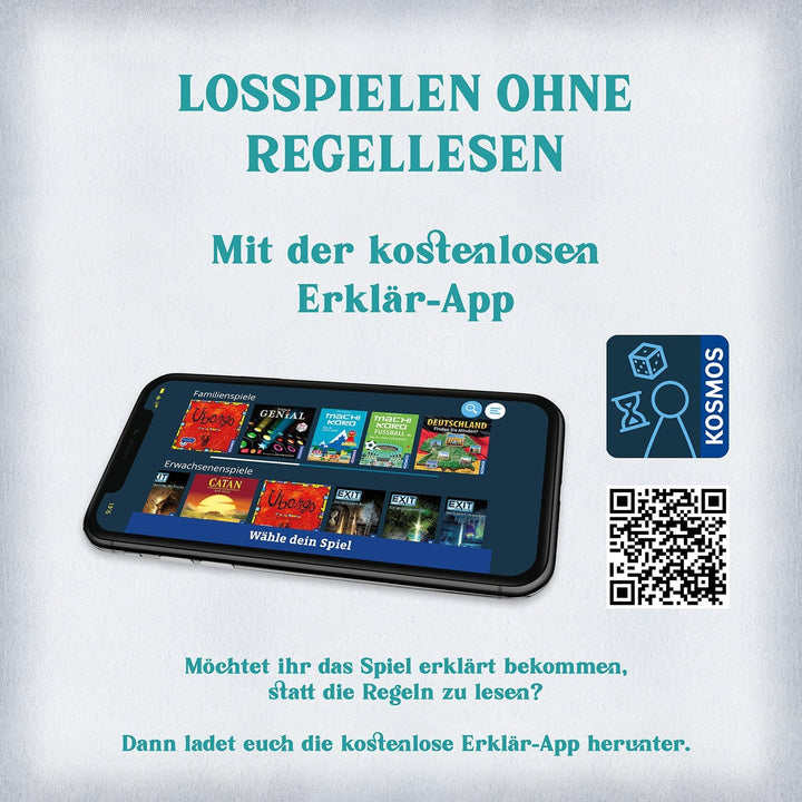 KOSMOS 685096 Cities - Grosse Städte, grosse Pläne, Städtebauspiel, Brettspiel für 2-4 Spieler, Gese