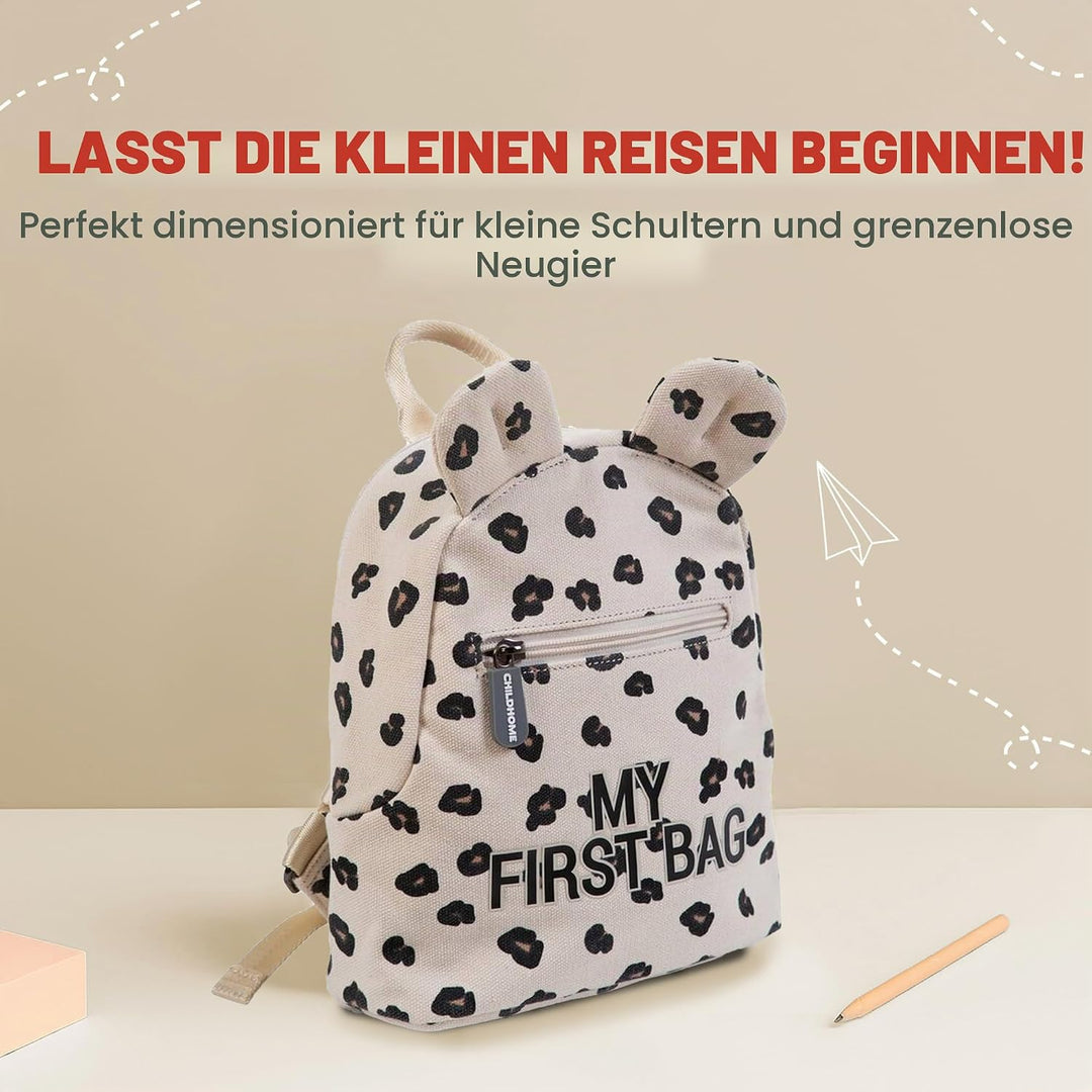 Childhome, Rucksack für Kinder, Baby, Schule, Kindergarten, Krippe, zwei Fächer, geeignet für Lunchb