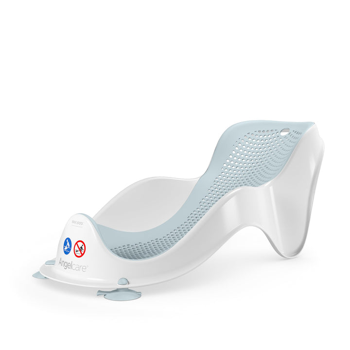 Angelcare ergonomischer Badesitz für die Baby-Badewanne Light Aqua, angenehm weiche Liegefläche, auf
