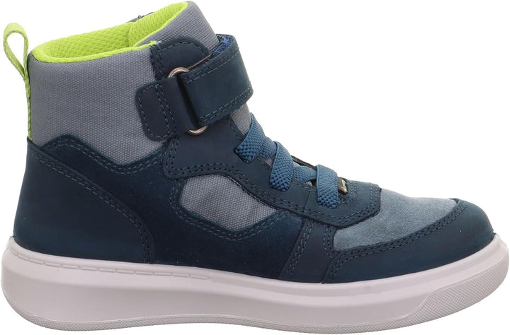 Superfit Jungen Cosmo Gore-tex Leggermente Foderato Sneaker, Blau Hellgrün 8000