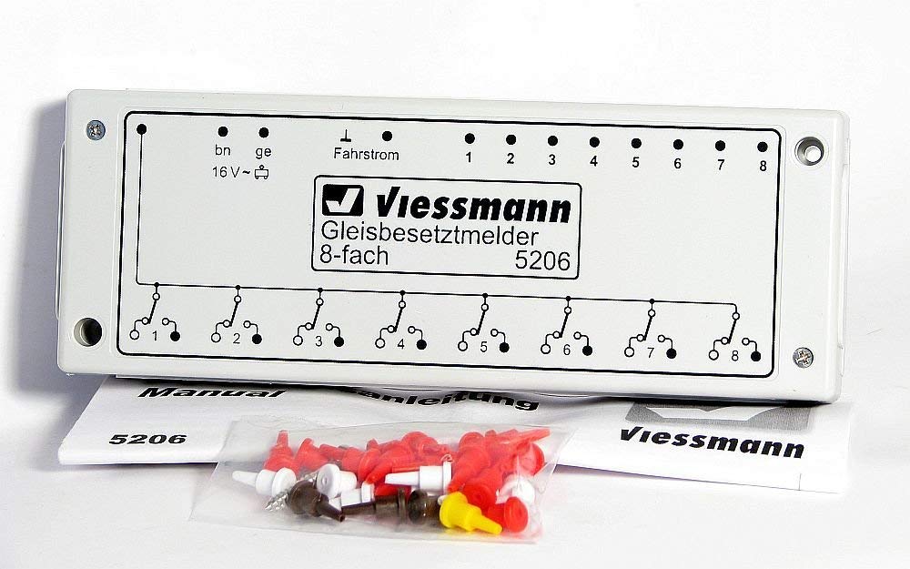 Viessmann 5206 - Gleisbesetztmelder, 8-Fach