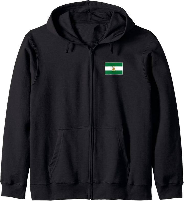 ANDALUSIA ANDALUCIA Flagge SEVILA SPANIEN Kapuzenjacke
