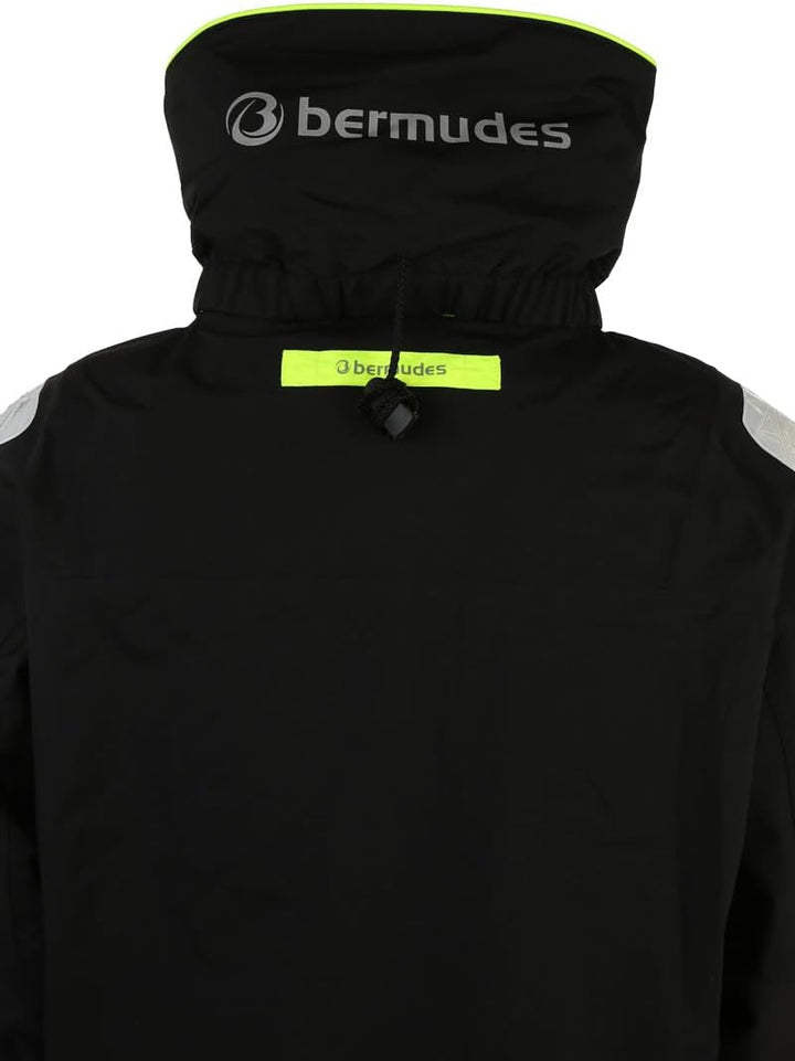 Bermudes Herren Funktionale Regenjacke Wasserdichter Spoiler XS Schwarz/Dunkelgrau, XS Schwarz/Dunke