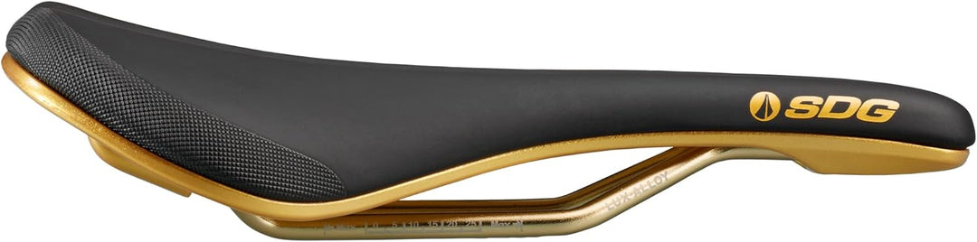 SDG Components Bel-Air V3 Lux-Alloy Mountain Bike Saddle Saddle, 260 x 140mm, Unisex, Road Gravel Bi