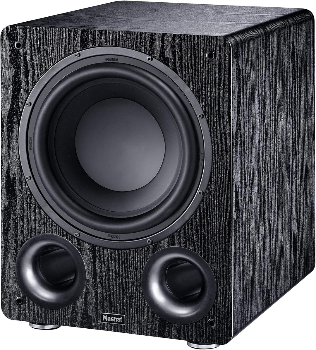 Magnat Alpha RS 12, Aktivsubwoofer mit 300 mm grosser Membran und bis zu 240 Watt Leistung Schwarz,