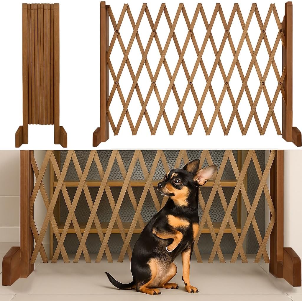 Treppenschutzgitter für Hunde - Absperrgitter - Türschutzgitter - Hundeschutzgitter - Hundebarrieren