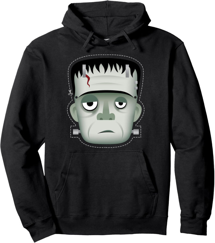 Universal Monsters Frankenstein Cartoon Mask Pullover Hoodie