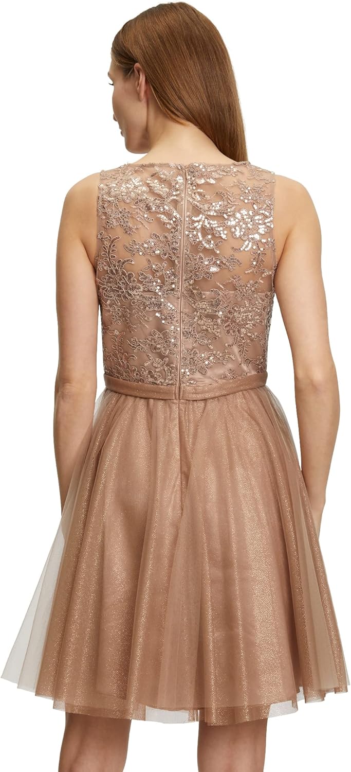 Vera Mont Damen Kleid, Macchiato