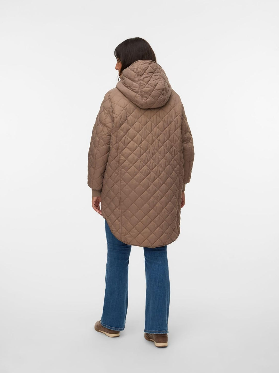Vero Moda Female Mantel VMHAYLE Steppjacke Fossil XS, Fossil XS