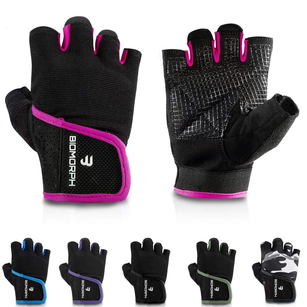 BIOMORPH Trainingshandschuhe für Damen und Herren | Fitness Handschuhe für Krafttraining, Bodybuildi