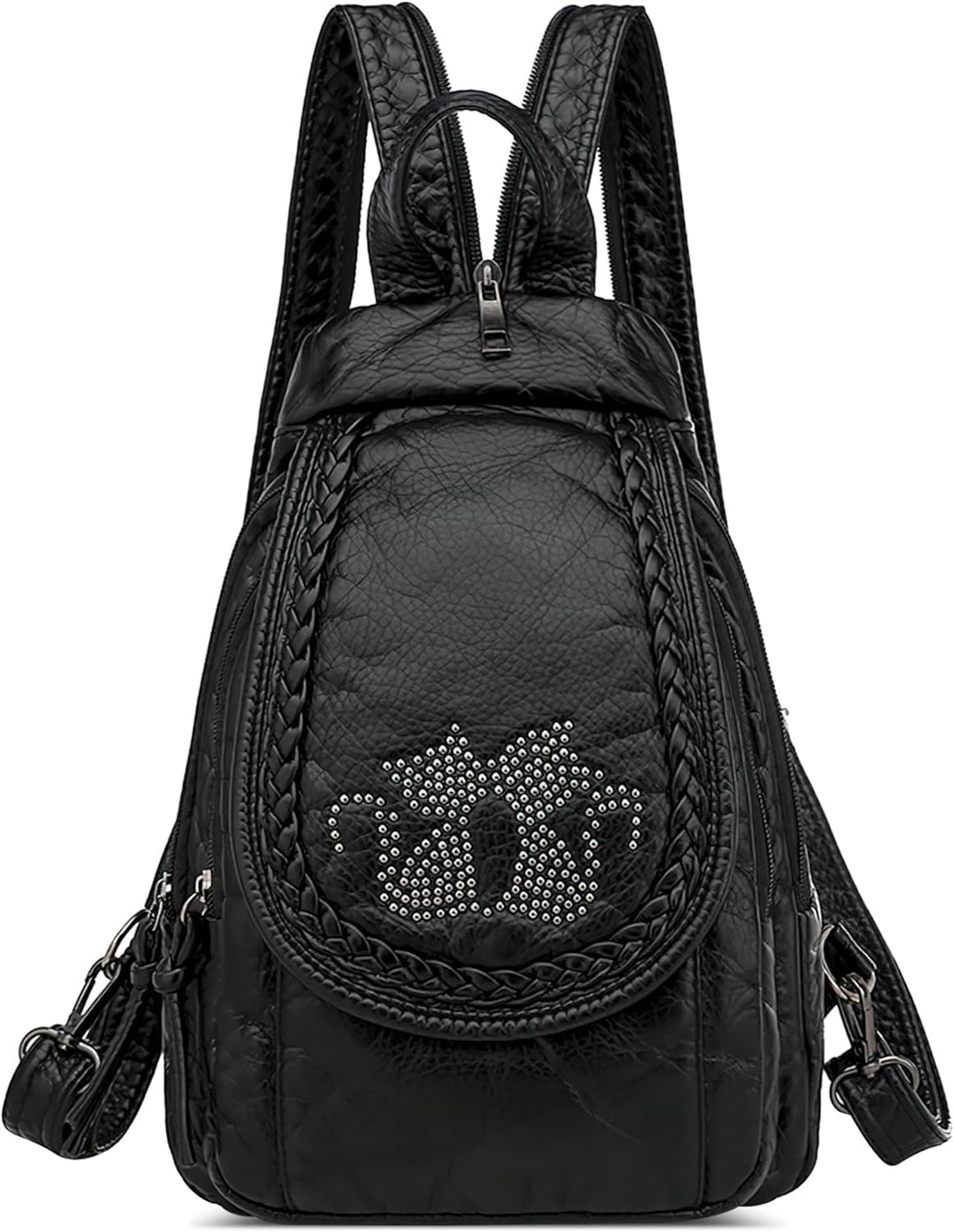 DIRRONA Rucksack Damen Beiläufig Kleine Brusttasche für Damen Multifunktionale Reise Wasserdicht Sch