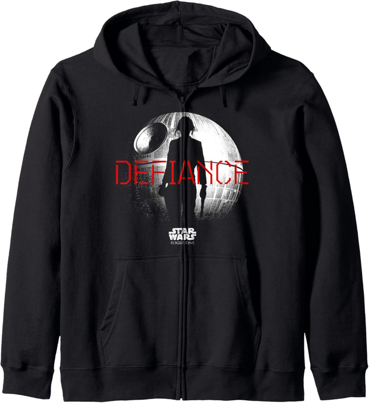Star Wars Rogue One Jyn Silhouette Defiance Kapuzenjacke