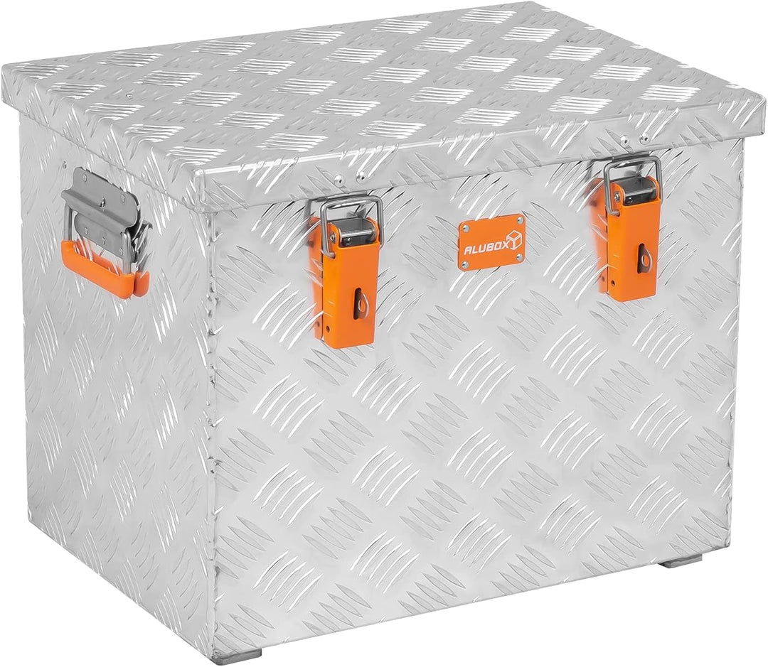 alubox R70 Aluminium Riffelblech Werkzeug Transportkiste 70 Liter 070 Liter, 070 Liter