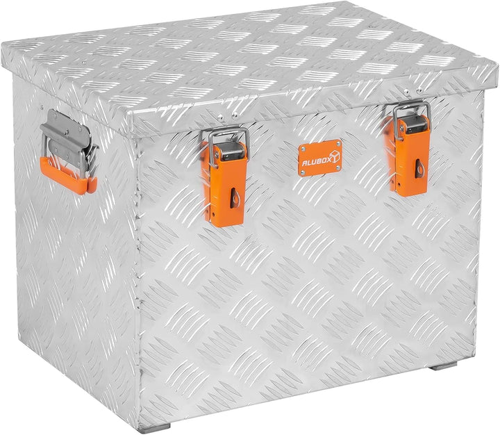 alubox R70 Aluminium Riffelblech Werkzeug Transportkiste 70 Liter 070 Liter, 070 Liter