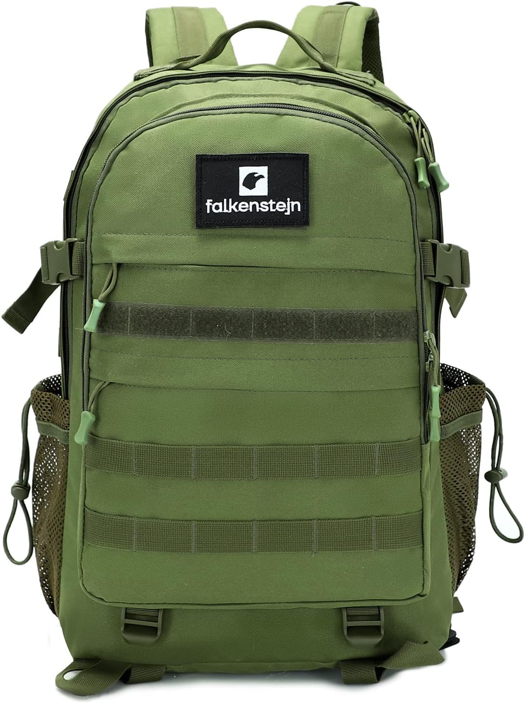 FALKENSTEJN Rucksack für Freizeit Outdooraktivitäten Schule Arbeit Multifunktionsrucksack Army 35L/4
