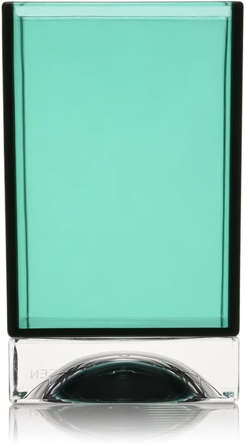 Kartell Boxy Zahnbürstenhalter, Plastik, Aquamarine Grün, 7 x 7 x 12 cm Porta spazzolino Verde Acqua
