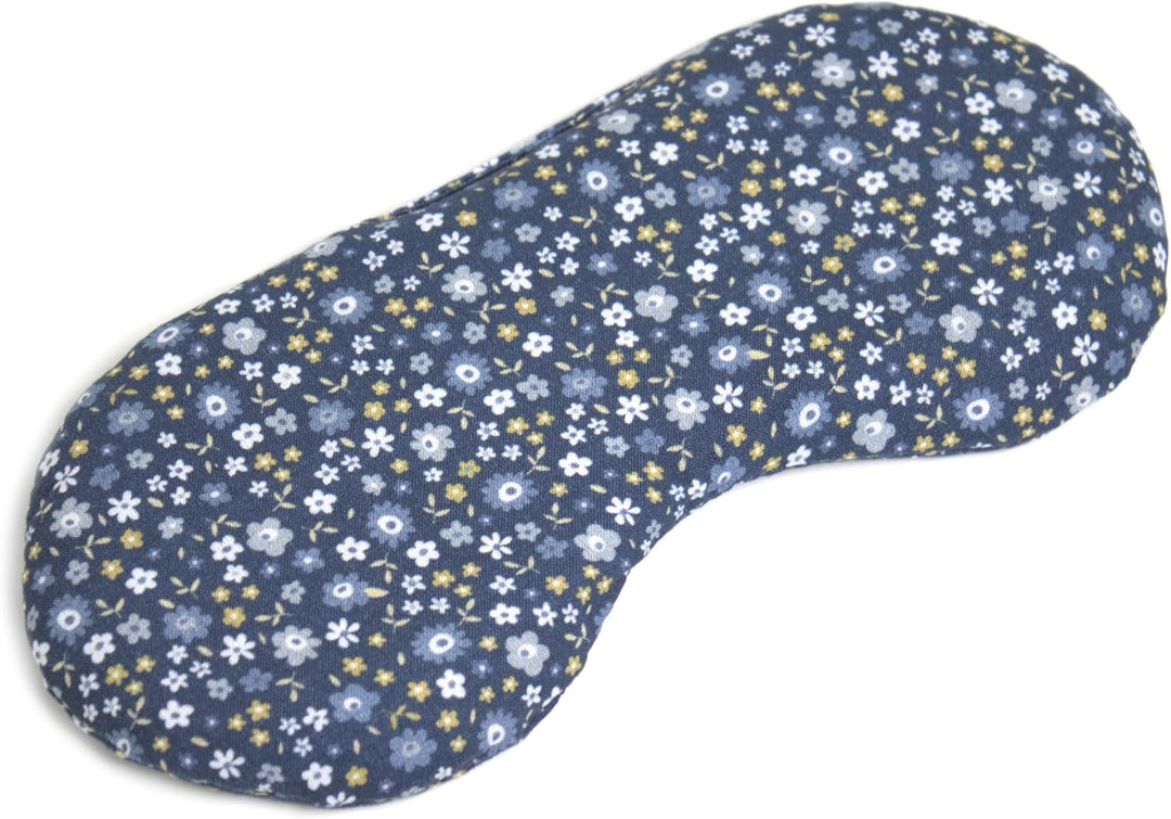 Bio-Bio Augenkissen Lavendel & Leinsamen "Blümchen-blau" zur Entspannung, zum Kühlen, erwärmen oder