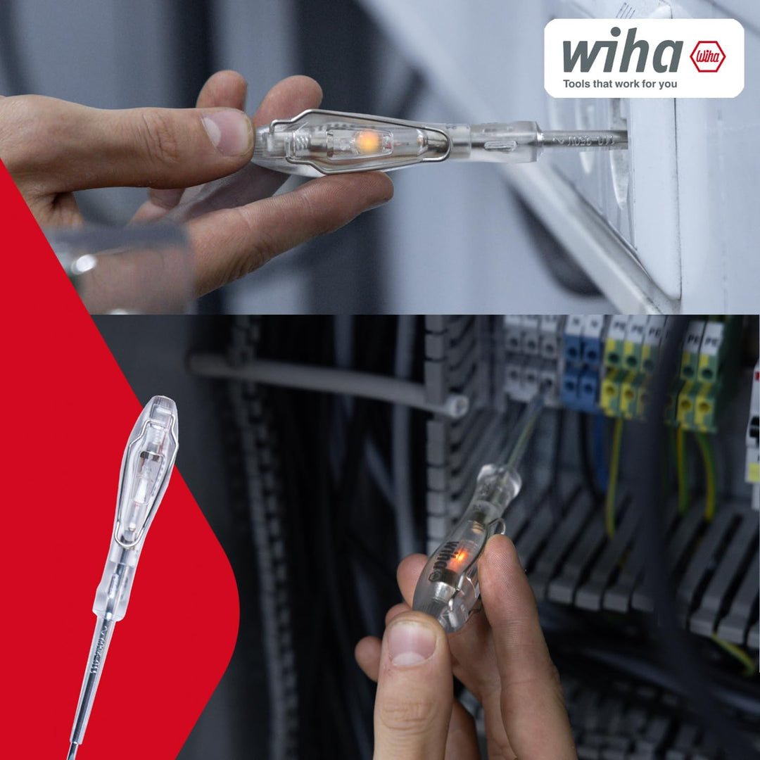 Wiha Schraubendreher Set 13-teilig I VDE geprüftes Werkzeug für Elektriker I mit Schlitz-, Kreuz- &