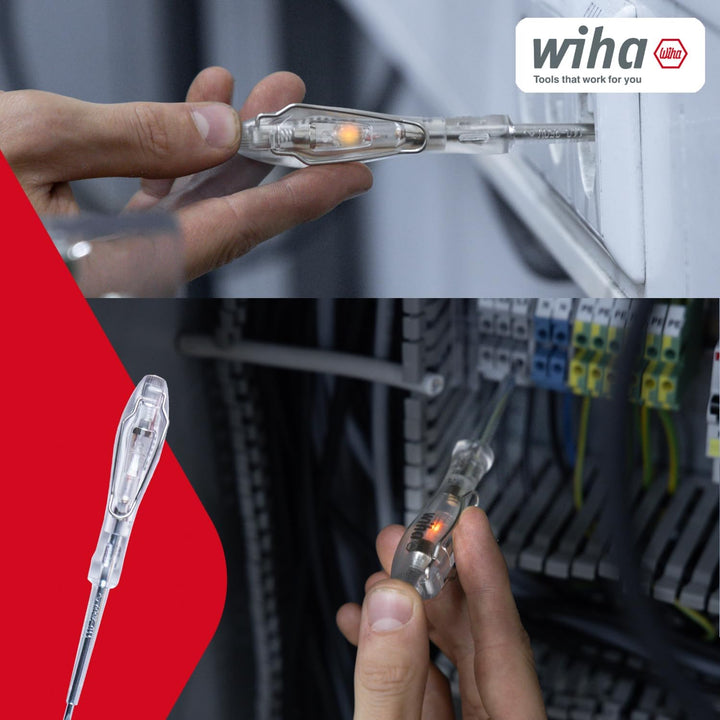 Wiha Schraubendreher Set 13-teilig I VDE geprüftes Werkzeug für Elektriker I mit Schlitz-, Kreuz- &