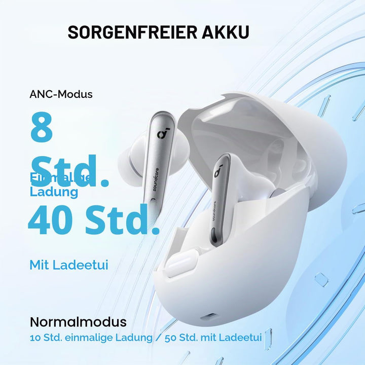 soundcore by Anker Liberty 4 NC Bluetooth-Kopfhörer mit Geräuschunterdrückung, 98,5% Noise Cancellin