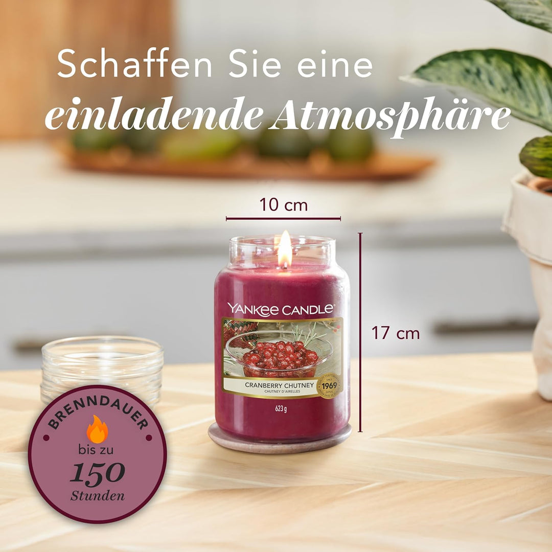 CLASSIC LARGE JAR CRANBERRY CHUTNEY - AMZ-EXCL, CRANBERRY CHUTNEY