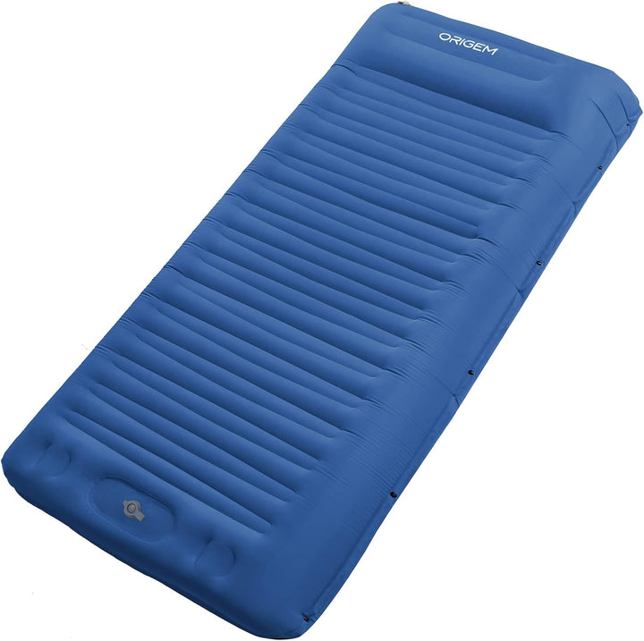 Origem Isomatte Camping Selbstaufblasend,14cm Ultraleichte Schlafmatte Aufblasbar Kleines Packmass,