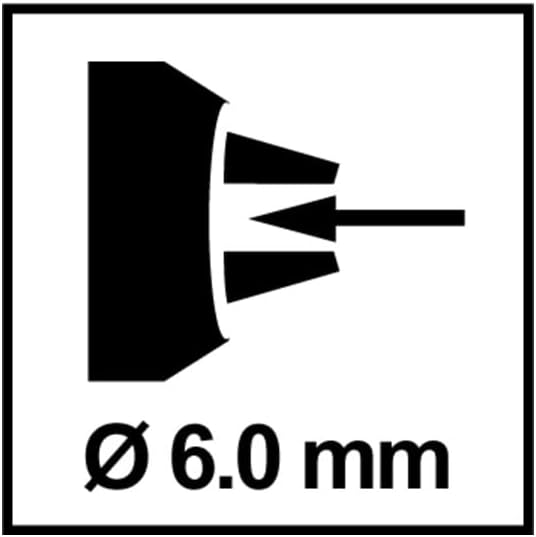 Ruko 116113 kurz Druckluftschleifer Set, Rot