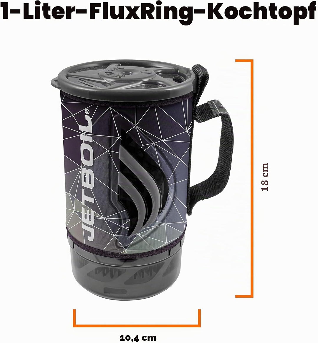 Jetboil Flash Campingkocher/Kochsystem für Camping- und Backpacking Bruchsicher, Bruchsicher
