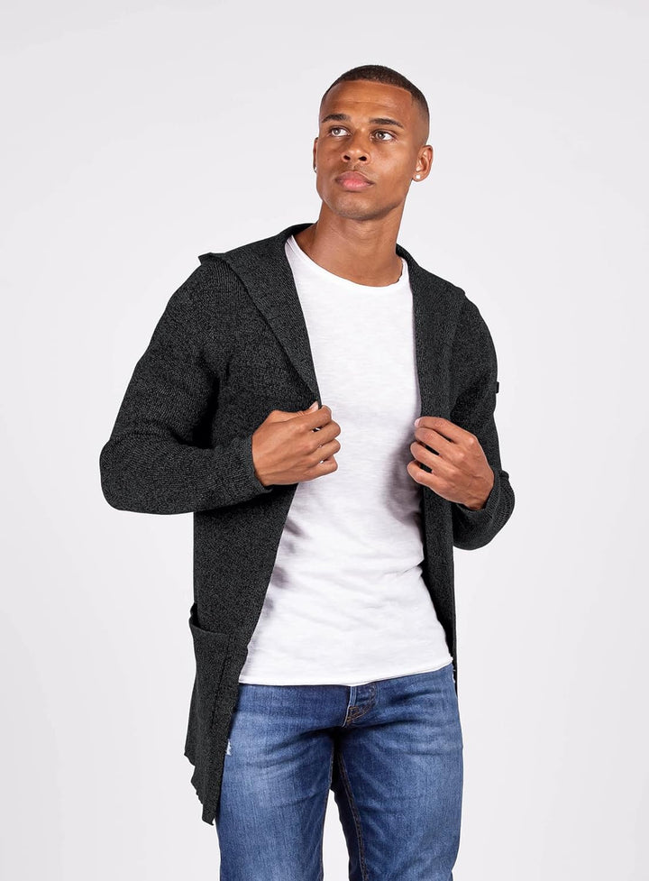KEY LARGO Herren River Jacket Long Strickjacke, Anthra (1101)
