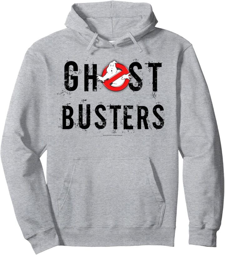 Ghostbusters Static Logo Text Pullover Hoodie