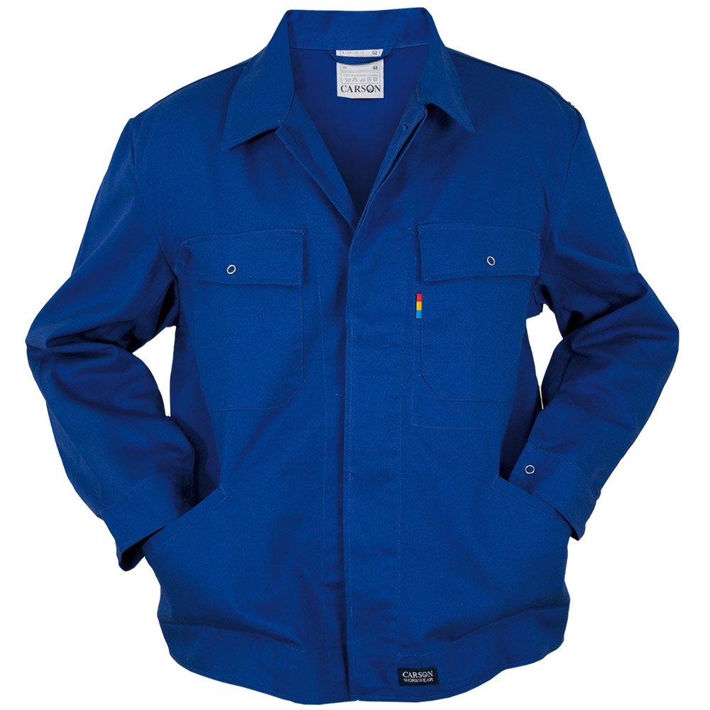 Carson Classic Workwear Arbeitsbundjacke aus reiner Baumwolle, 1 Stück, 50, royal, KTH728.A 50 Royal