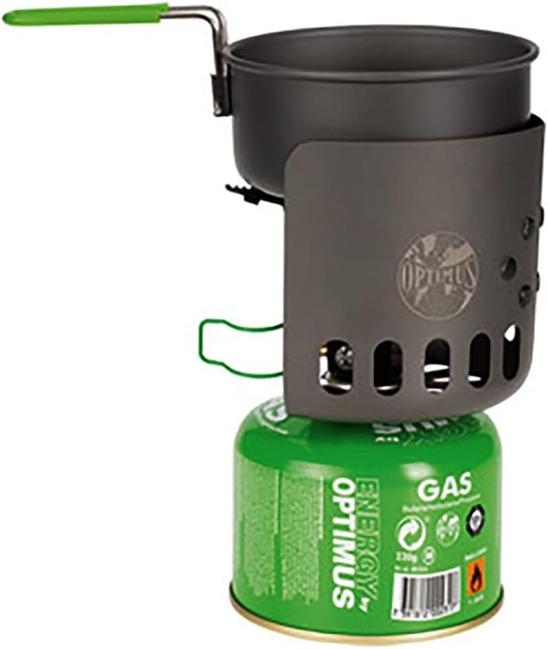 Optimus Clip-On Windschutzscheibe 8018907 - Effiziente Gas-Kochstelle mit Aluminium Windschutz für O