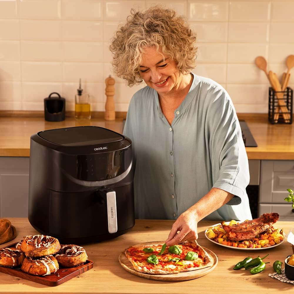 Cecotec Airfryer Ohne Öl Cecofry Absolute 7600, 7,6L, 2000W, Digital, PerfectCook, Temperatur- und Z