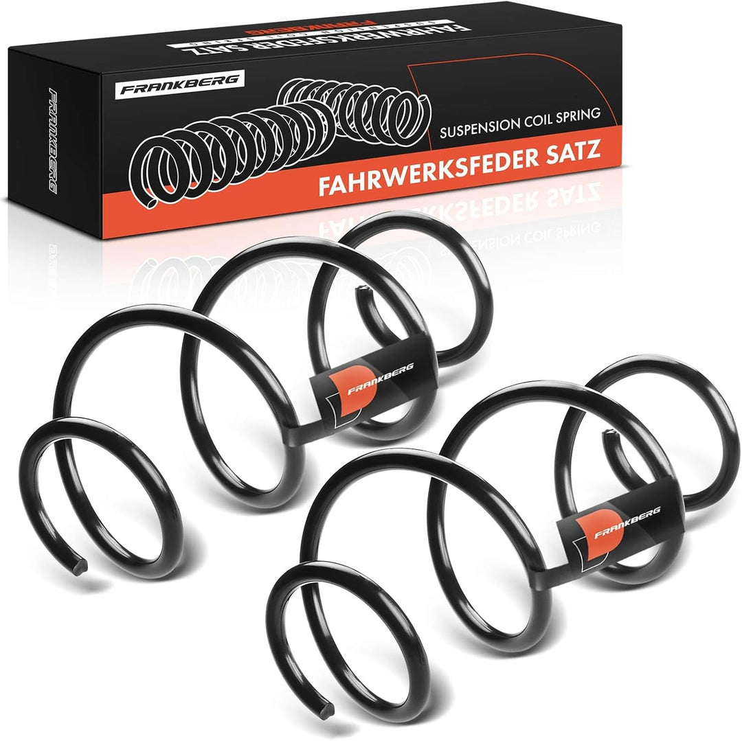 Frankberg 2x Federn Fahrwerksfeder Vorderachse Kompatibel mit Clio III BR0/1 CR0/1 1.6 16V GT 2010-2