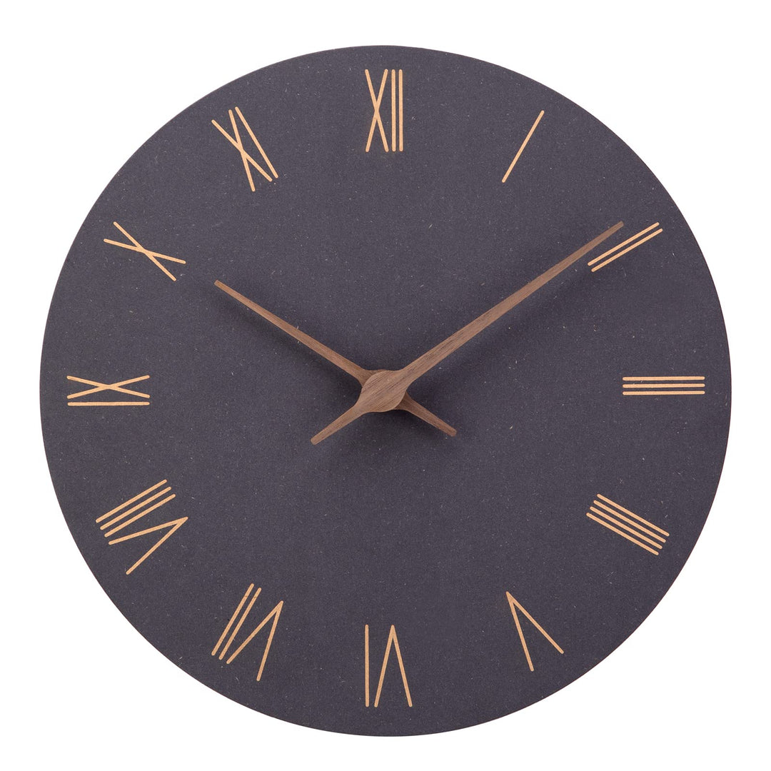 Wanduhr Holz Wanduhr Ohne Tickgeräusche MDF Wanduhren Lautlos Modern 30cm Quarz Gross Batterie Betri