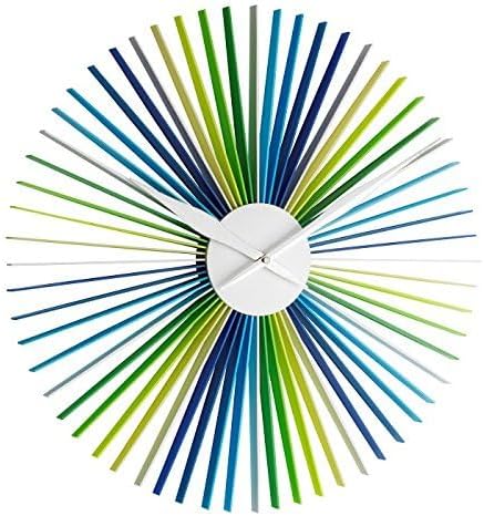 TFA Dostmann Daisy XXL Design-Wanduhr, moderne Wanduhr, 50cm Durchmesser, schwarz/weiss, 60.3023.01,