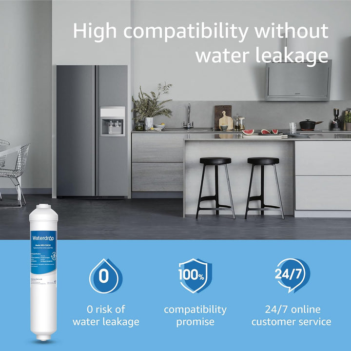 Waterdrop Kühlschrank Wasserfilter Ersatz für Samsung® DA29-10105J HAFEX/EXP, DA2010CB, HAIER® LG® I